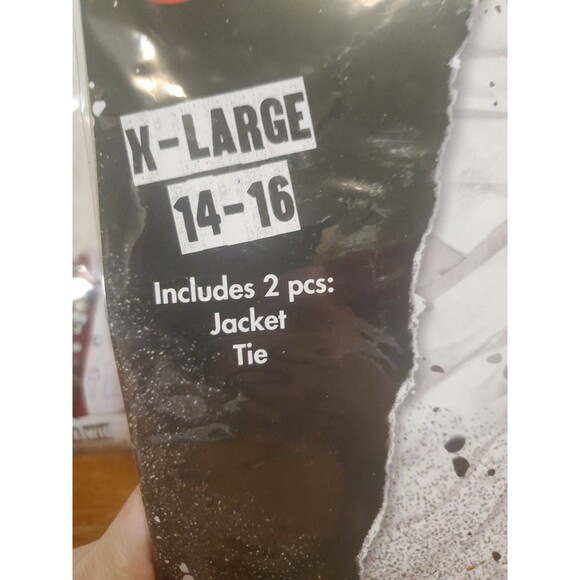 Disney Cruella Estella Girls Halloween Costume Accessory Kit Wig Size 14-16 NEW - Picture 3 of 8